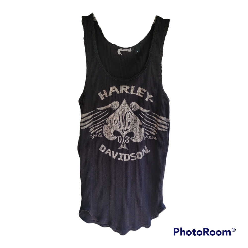 Harley-Davidson Women's Spade Sleeveless Tank Top.